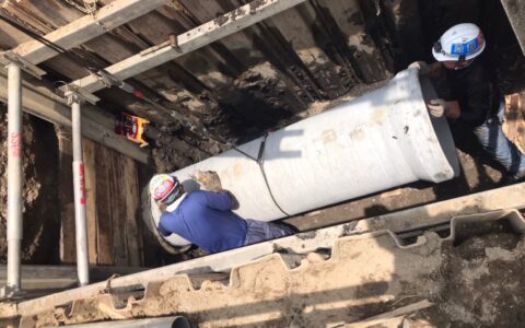 φ600mm下水道管布設工